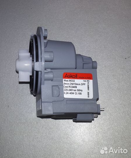 Сливной насос (помпа) Askoll для samsung s821