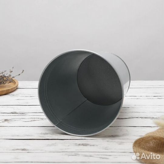 Вазон оцинкованный без ручек, 7 л, h29 см