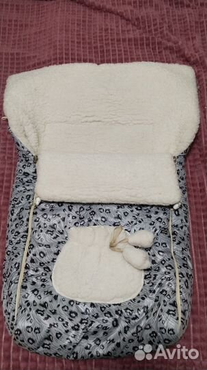 Чехол накидка для ребенка в коляску