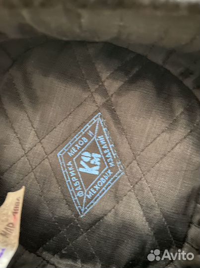 Мужская шапка цигейковая