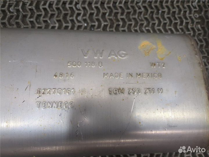 Глушитель Volkswagen Golf 7, 2017