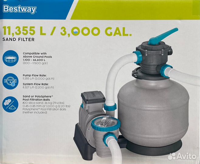 Песочный фильтр для бассейнов Bestway 58486