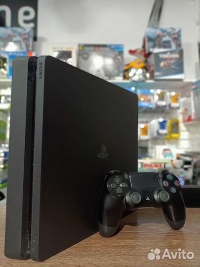 Sony Playstation 4 slim 1TB б.у Black (матовая)