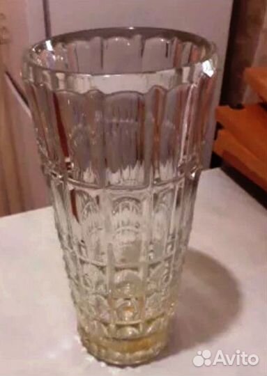 Ваза СССР стекло, хрусталь