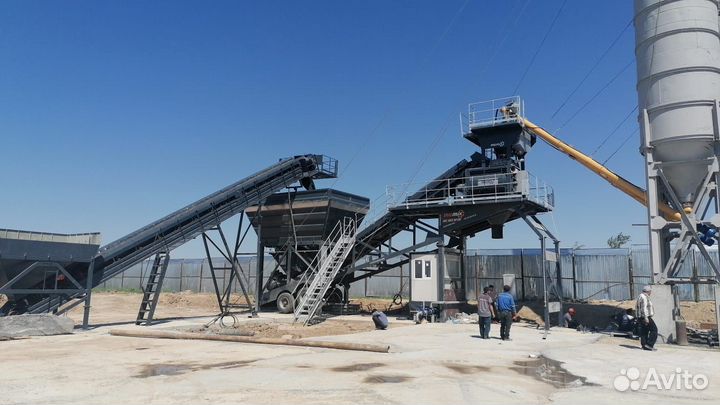 Бетонный завод с адаптацией под площадку