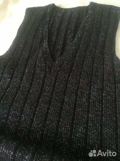 Жилет ручной вязки размер 42-44