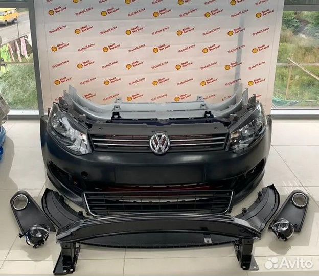 Передний бампер на Volkswagen Polo '10-'15