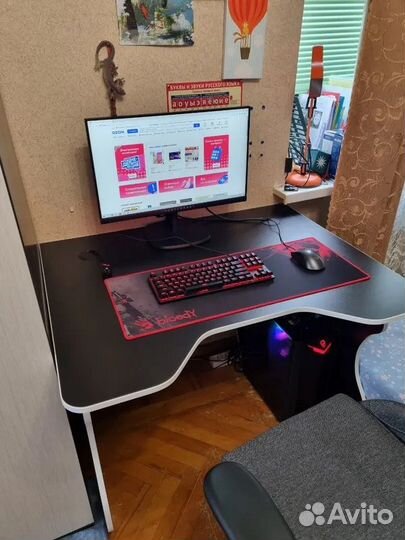 Геймерский/игровой стол для пк 100х80х75 см