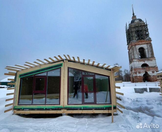 Каркасный модульный дом