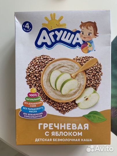 Сухие каши агуша