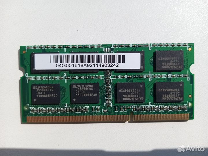 Оперативная память для ноутбука ddr3 1гб и 2гб