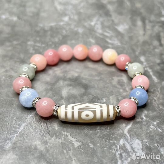 Браслет Дзи женский талисман богатства