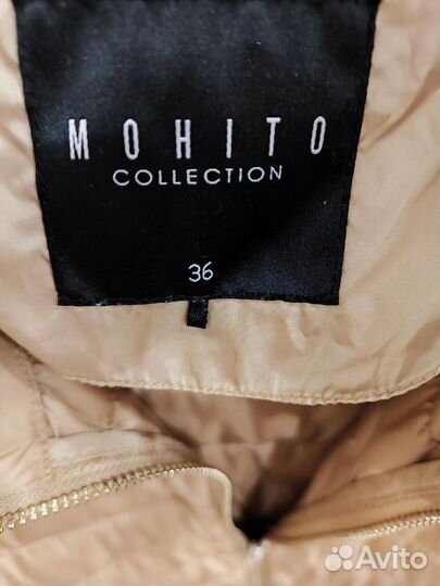 Стеганное пальто куртка mohito