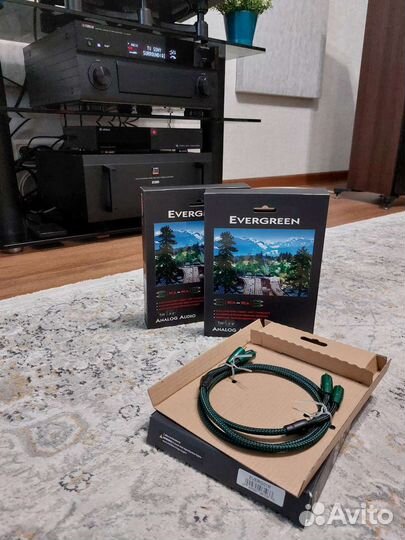 Кабель Audioquest Evergreen 2RCA-2RCA 1м