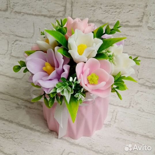 Букет из мыла