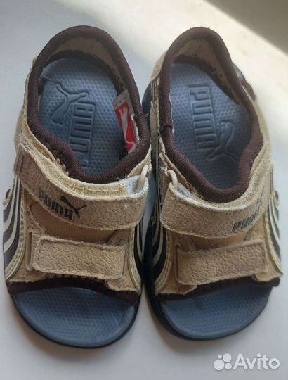 Сандали кожаные puma