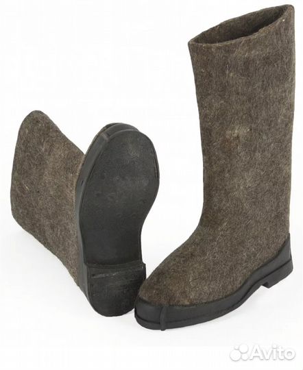 Валенки мужские на резиновой подошве