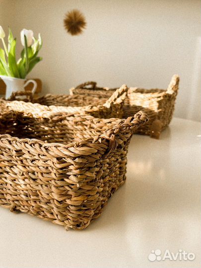 Корзина плетеная zara home