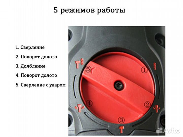 Аккумуляторный перфоратор с пылеудалением fedast F
