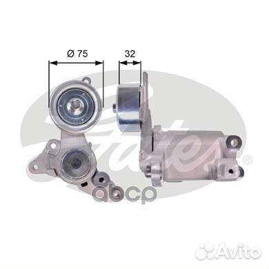 Натяжитель ремня приводного toyota hiace/hilux