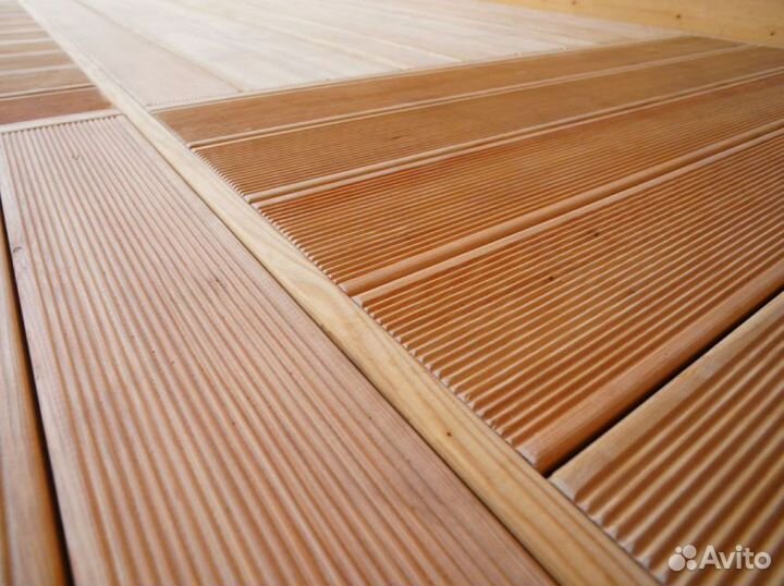 Палубная доска из лиственницы 3-6 metra 28х140