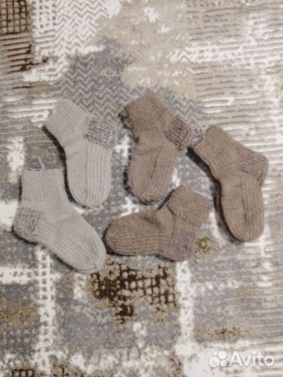 Носки вязаные ручной работы шерстяные