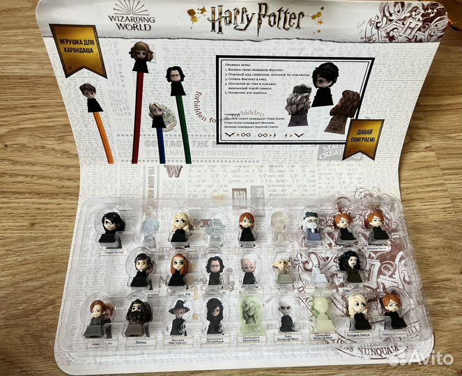 Фигурки топперы Гарри Поттер для карандашей