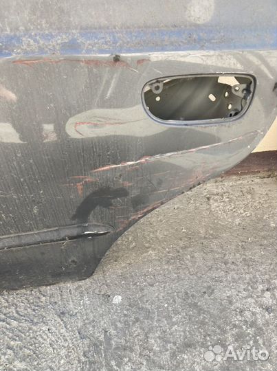 Дверь задняя левая hyundai accent