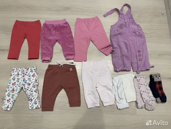 Пакет вещей на девочку 68-80
