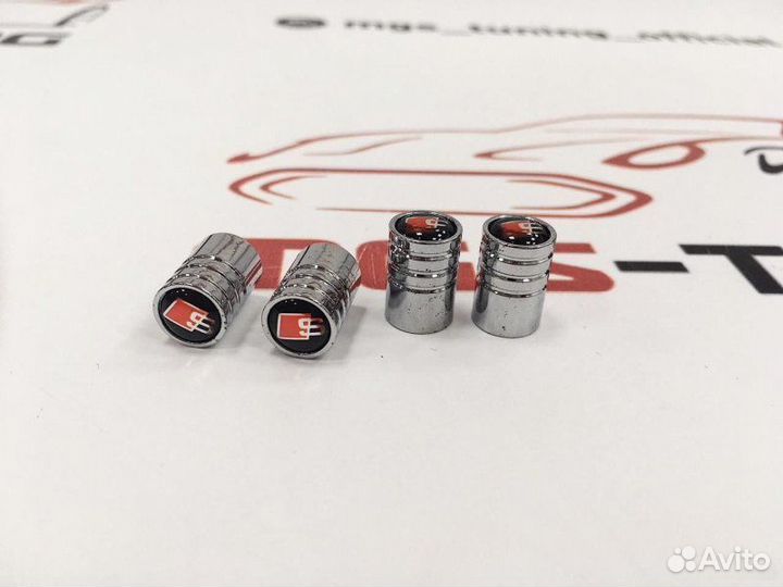 Колпачки на ниппели audi S line хром