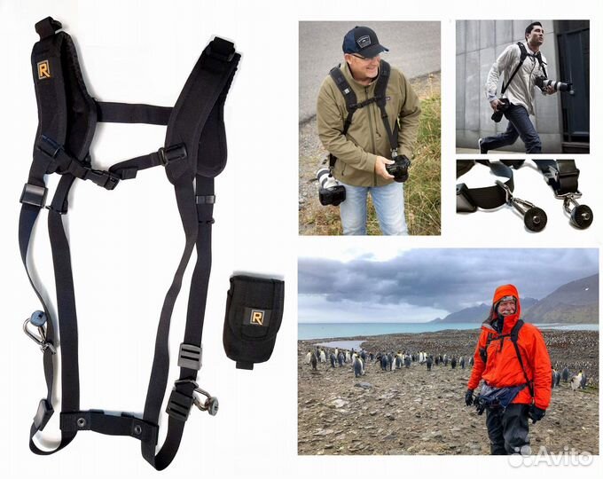 Монопод Gitzo ремень на 2 камеры BlackRapid