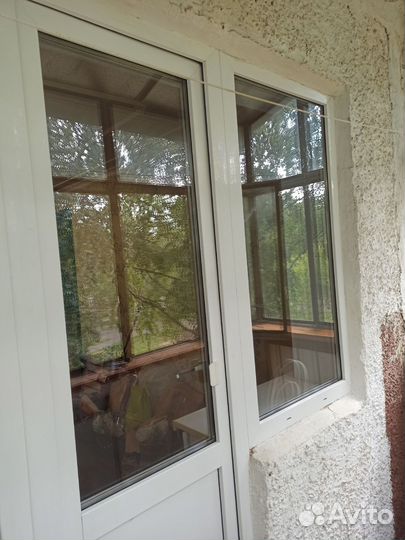 Балконная рама, зальное окно