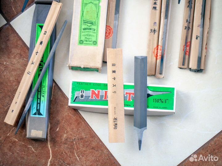 Японские напильники разные с хранения