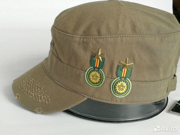 Классическая глубокая бейсболка милитари 