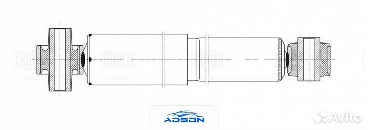 Амортизатор для а/м Nissan X-Trail (14) задн