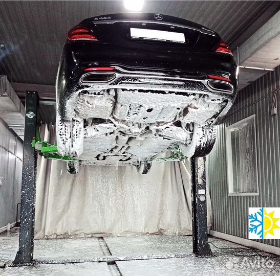 Мойка днища автомобиля