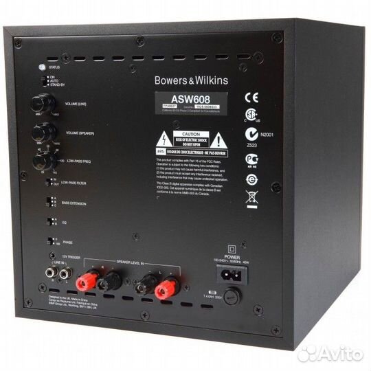 Bowers Wilkins ASW608 black