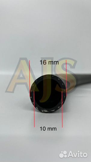 Шланг вакуумный силиконовый (армированный) 10*16