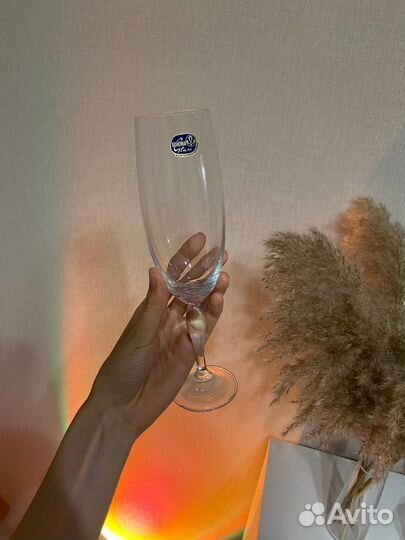 Бокалы для шампанского/вина новые