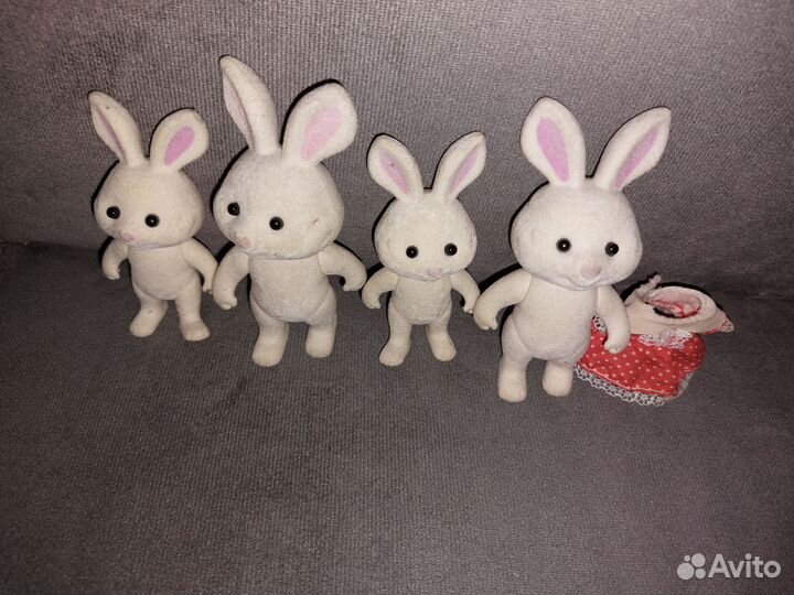 Sylvanian Families семья кроликов