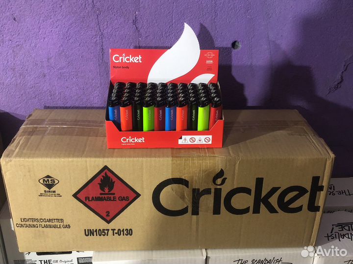 Зжигалки Cricket оригинал