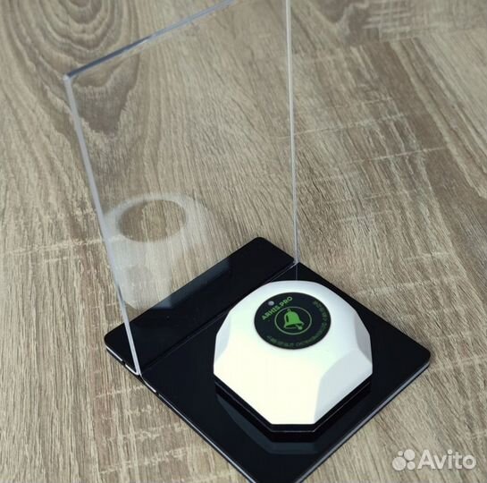 Кнопка вызова официанта белая к часам официанта