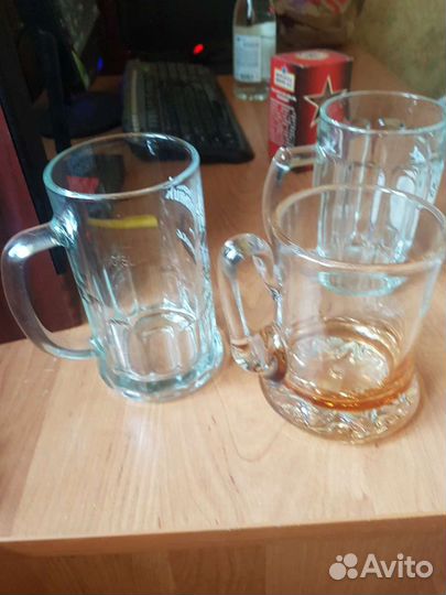 Кружки бокалы пивные