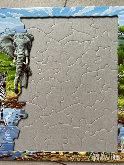 Пазлы Larsen Африканская саванна 65 деталей