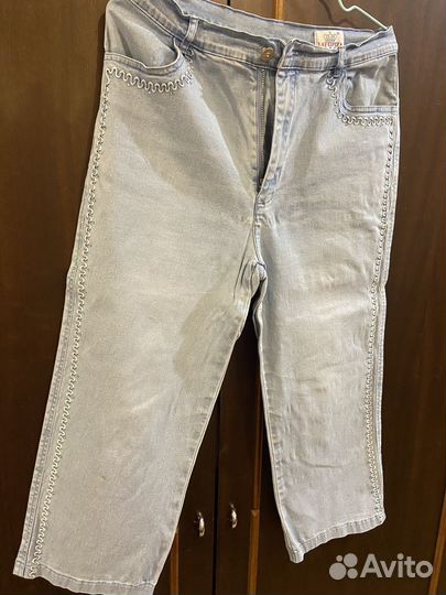 Женские джинсовые капри