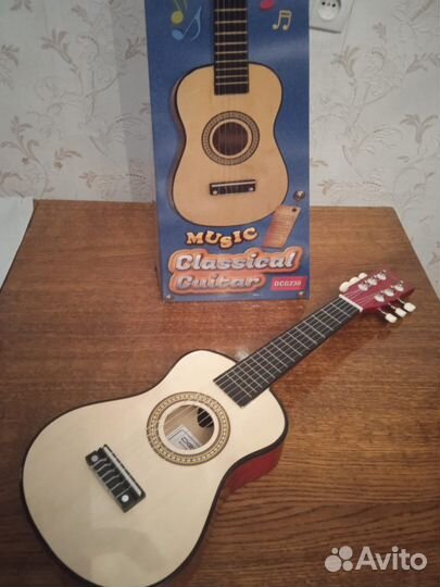 Гитара 6 струн детская