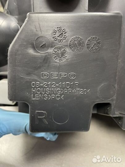 Фара передняя правая corolla 120 хэтчбек