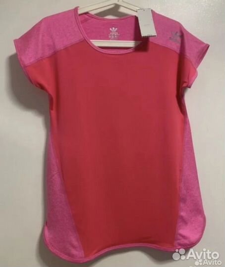 Новая фирменная яркая футболка бренда Adidas
