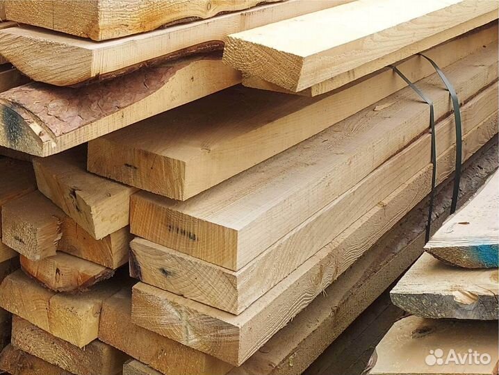 Доска обрезная естественной влажности
