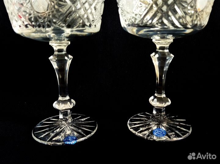 Хрустальная конфетница на ножке гхс